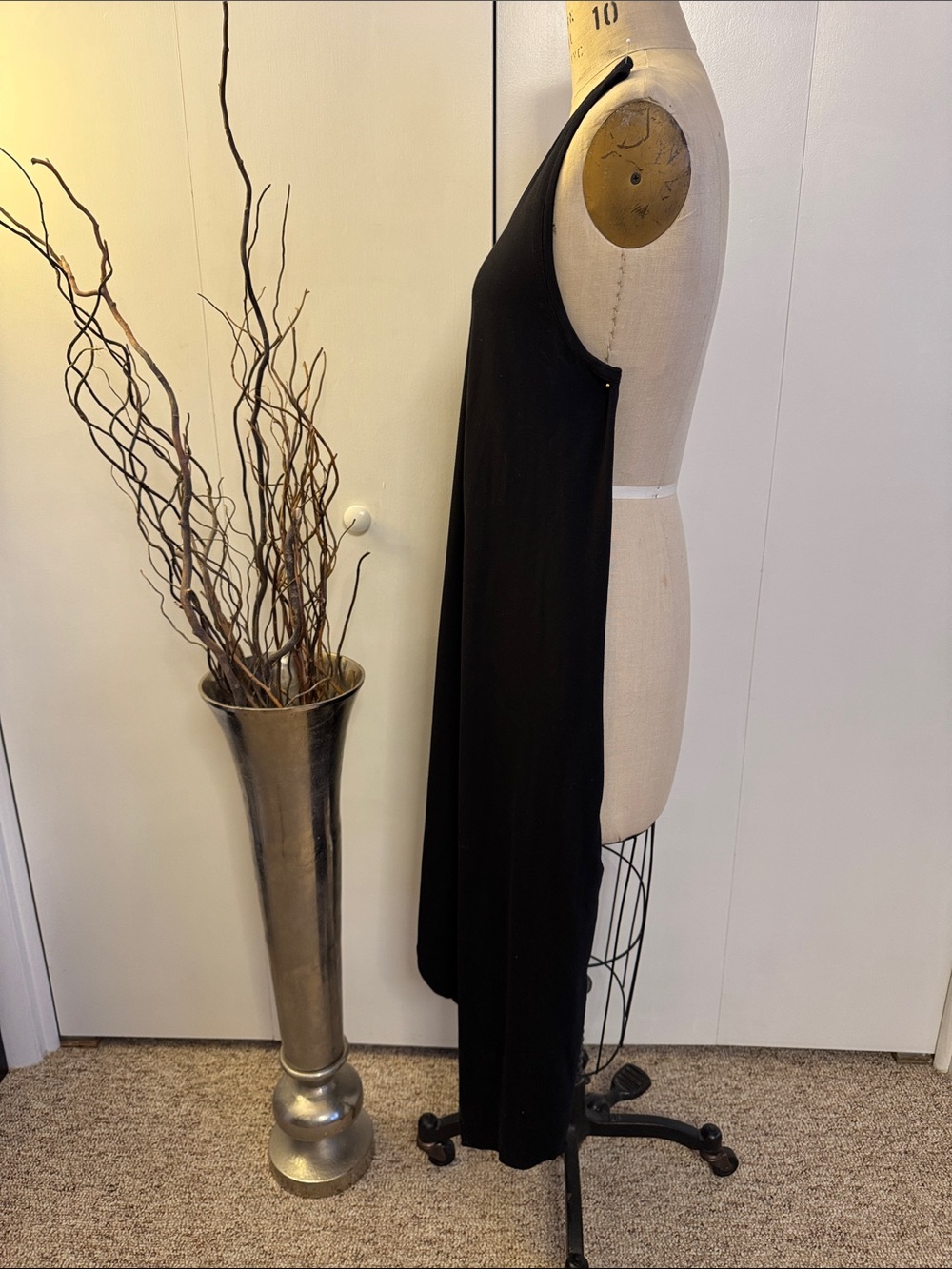 AnyBody Black Sleeveless Maxi Jumpsuit - Picture 3 of 4